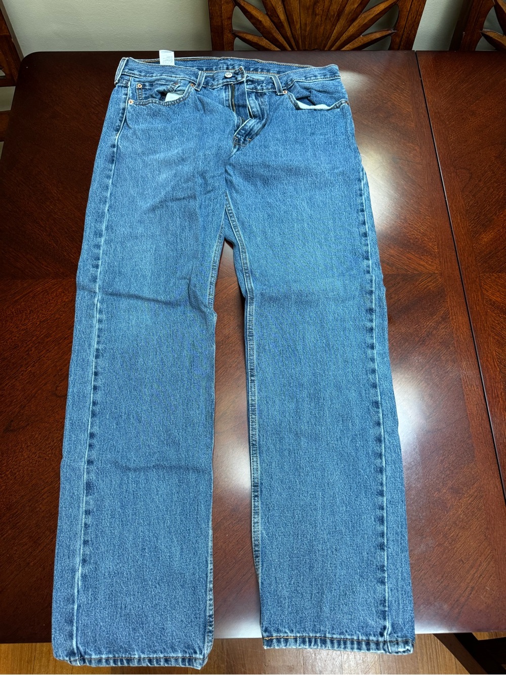 Levi's Men's 505 Jeans in Classic Blue Denim W36 L34